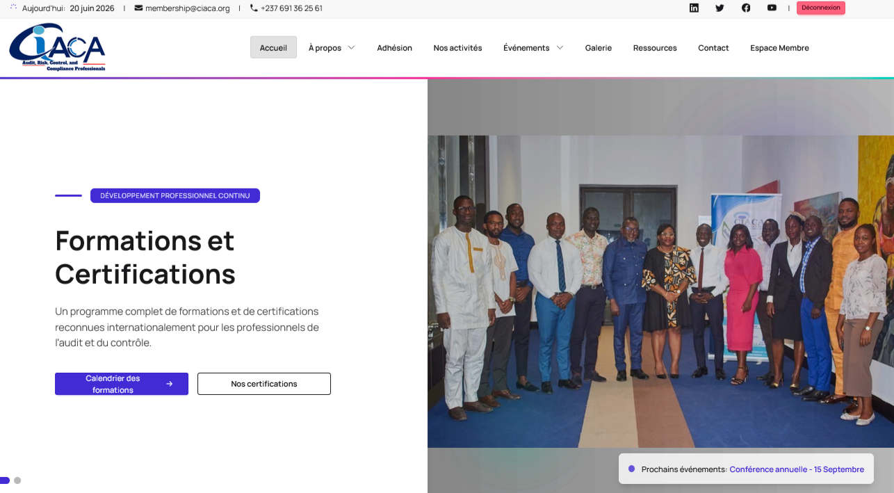 CIACA - Cameroon Internal Auditors and Controllers Association
