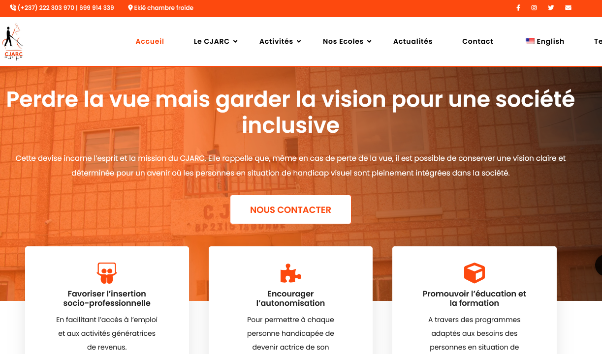 CJARC - Organisation Non Gouvernementale pour les Personnes Handicapées