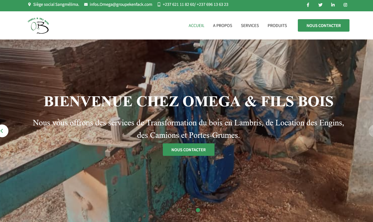 OMEGA BOIS - Transformation du Bois, Transport et Location d'Engins